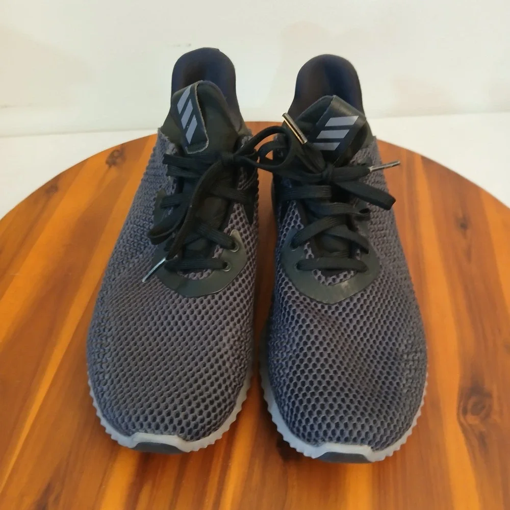 Adidas Alphabounce Running Shoes Black‎ Gray Womens 8 Athletic Sneakers CG5400